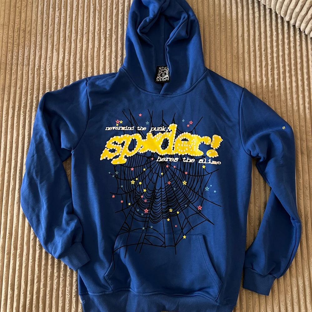 Spyder Yellow and Blue Graphic Hoodie